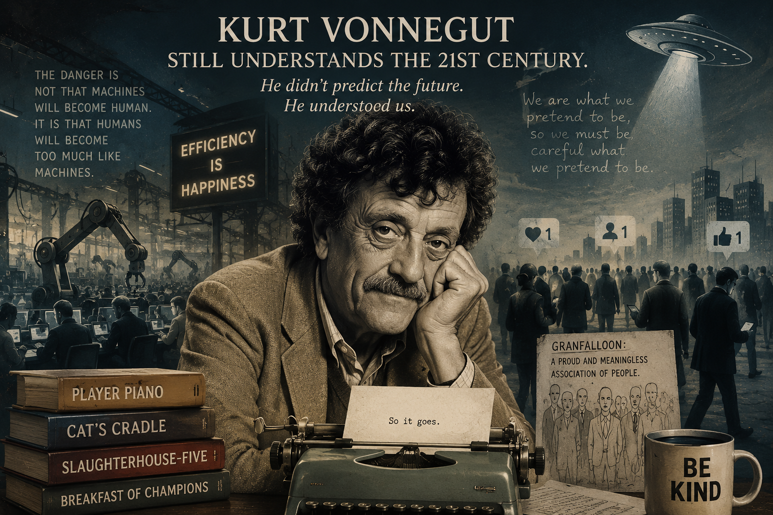 Why Kurt Vonnegut Still Understands the Twenty-First Century